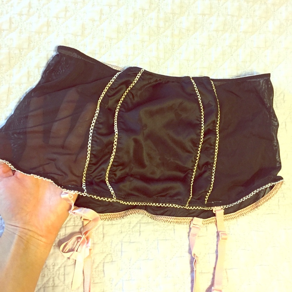 Black and Pink Lingerie Bottom